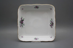 Dish square 25cm Marie Louise Sweet violets KGL