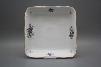 Dish square 25cm Marie Louise Sweet violets KGL č.1