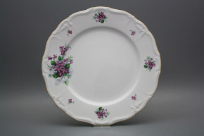 Flat round dish 30cm Marie Louise Sweet violets KGL