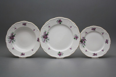 Plate set Marie Louise Sweet violets 36-piece KGL č.1