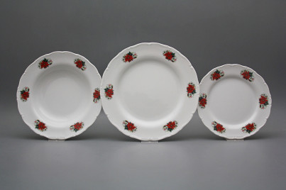 Plate set Ofelia Winter Bouquet 12-piece ABB č.1