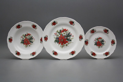 Plate set Ofelia Winter Bouquet 12-piece FBB č.1