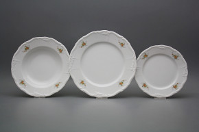 Plate set Marie Louise Tea roses 12-piece EBB