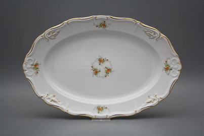 Oval dish 36cm Marie Louise Tea roses GGL Lux č.1