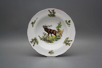 Deep plate 23cm Ofelia Roaring deer FHL č.1