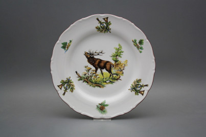 Flat plate 25cm Ofelia Roaring deer FHL č.1