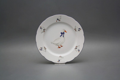 Dessert plate 19cm Rose Geese FML č.1