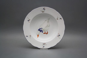 Deep plate 23cm Rose Geese FML