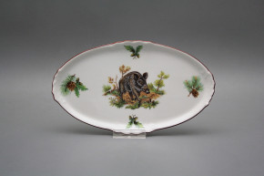 Tray Mini oval 20cm Wild boar GHL