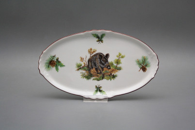 Tray Mini oval 20cm Wild boar GHL č.1