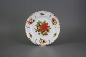 Dessert plate 19,5cm Opera Poinsettia FGL LUX