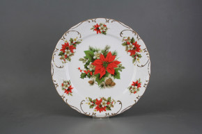 Flat plate 26cm Opera Poinsettia FGL Lux