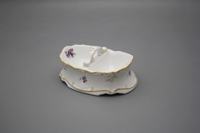 Salt cellar double Marie Louise Sweet violets GL LUX