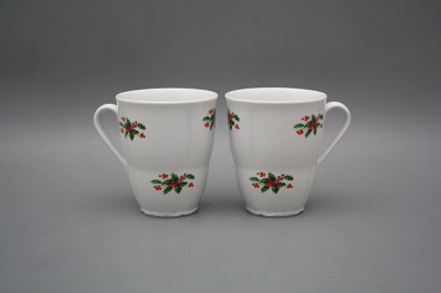 Mug 0,3l Verona Christmas holly BB č.1