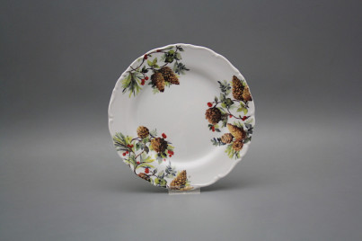 Dessert plate 19cm Ofelia Pine Cones CBB č.1