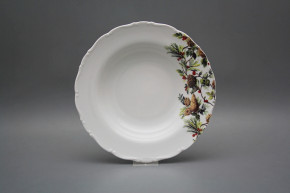 Deep plate 23cm Ofelia Pine Cones HBB