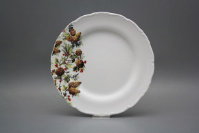 Flat plate 25cm Ofelia Pine Cones HBB