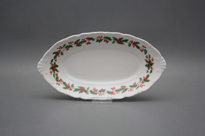 Side dish 26cm Verona Christmas holly KBB č.1