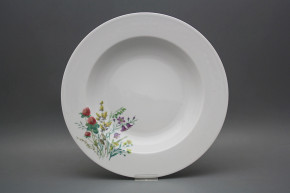 Deep round dish 31cm Nina Flowering meadow Pattern C HBB