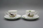 Tea cup 0,18l with saucer Ofelia Big game ZL č.2