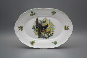 Oval dish 32cm Verona Capercaillie FZL