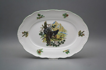 Oval dish 32cm Verona Capercaillie FZL č.1