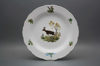 Flat round dish 31cm Verona Roebuck FZL č.1