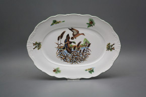 Oval dish 32cm Verona Mallard ducks FZL