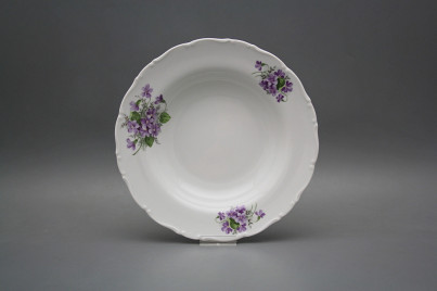 Deep plate 23cm Ofelia Violets CBB č.1