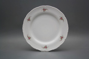 Flat plate 25cm Ofelia Pink roses S/S ABB