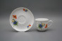 Cup high 0,16l with saucer Rose Field flowers BB č.2