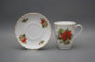 Mug 0,3l with saucer Verona Poinsettia GL LUX č.2