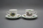 Coffee cup 0,18l and saucer Ofelia Feathered game ZL č.2