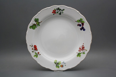 Flat round dish 31cm Verona Forest berries AGL č.1