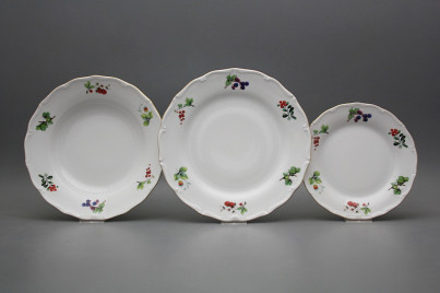 Plate set Verona Forest berries 18-piece AGL č.1