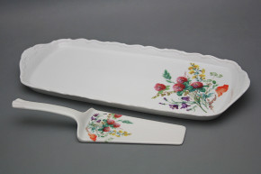 Tray square 37cm with shovel  Verona Flowering meadow Pattern A HBB