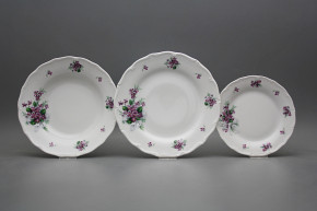 Plate set Verona Sweet violets 12-piece KBB