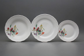 Plate set Verona Flowering meadow Motive A 12-piece HBB