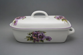 Baking pan large Pansy FL