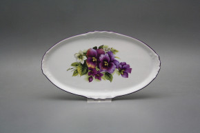 Tray Mini oval 20cm Pansy FL