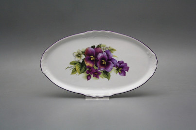 Tray Mini oval 20cm Pansy FL č.1