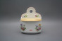 Wall box for salt with wooden cover Meissen bouquet CL č.2