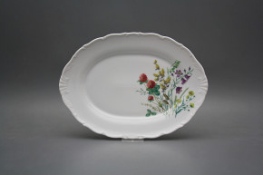 Oval dish 28cm Verona Flowering meadow Pattern C HBB