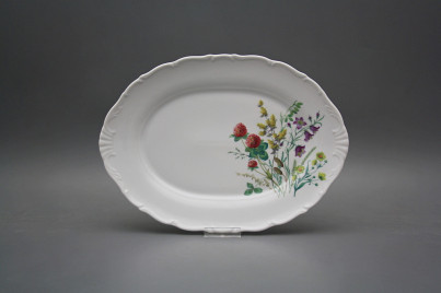 Oval dish 28cm Verona Flowering meadow Pattern C HBB č.1