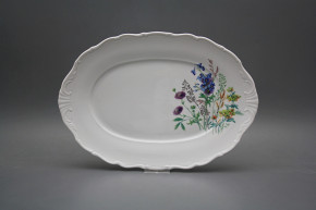 Oval dish 32cm Verona Flowering meadow Pattern D HBB