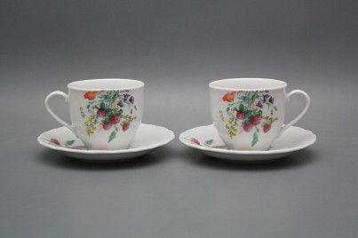 Cup high 0,18l with saucer Verona Flowering meadow Pattern A HBB č.1