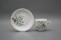 Cup high 0,18l with saucer Verona Flowering meadow Pattern C HBB č.2