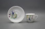 Cup high 0,18l with saucer Verona Flowering meadow Pattern D HBB č.2