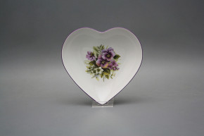 Dish heart Pansy FL