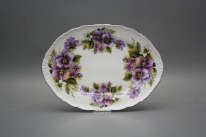 Oval dish 28cm Verona Pansy EFL